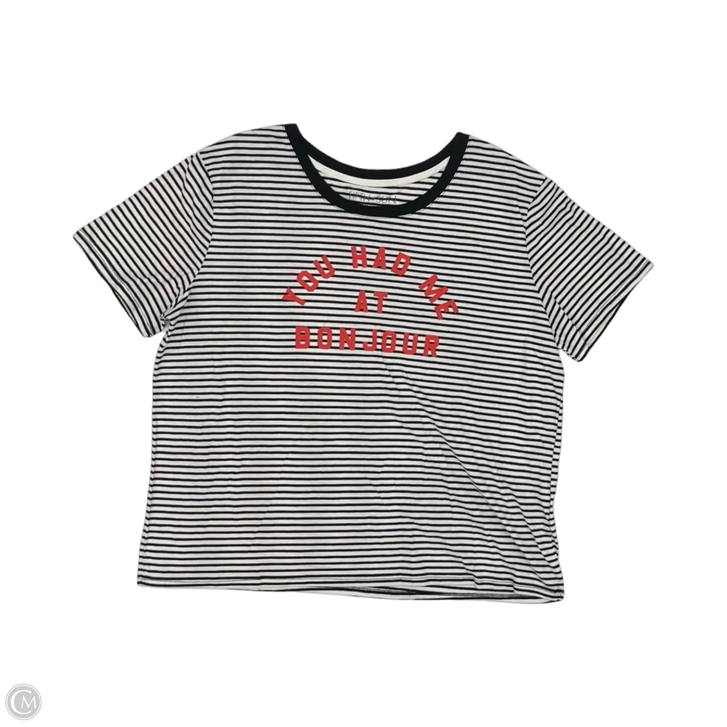 Top Short Sleeve By Fifth Sun In Black, Size: Xxl