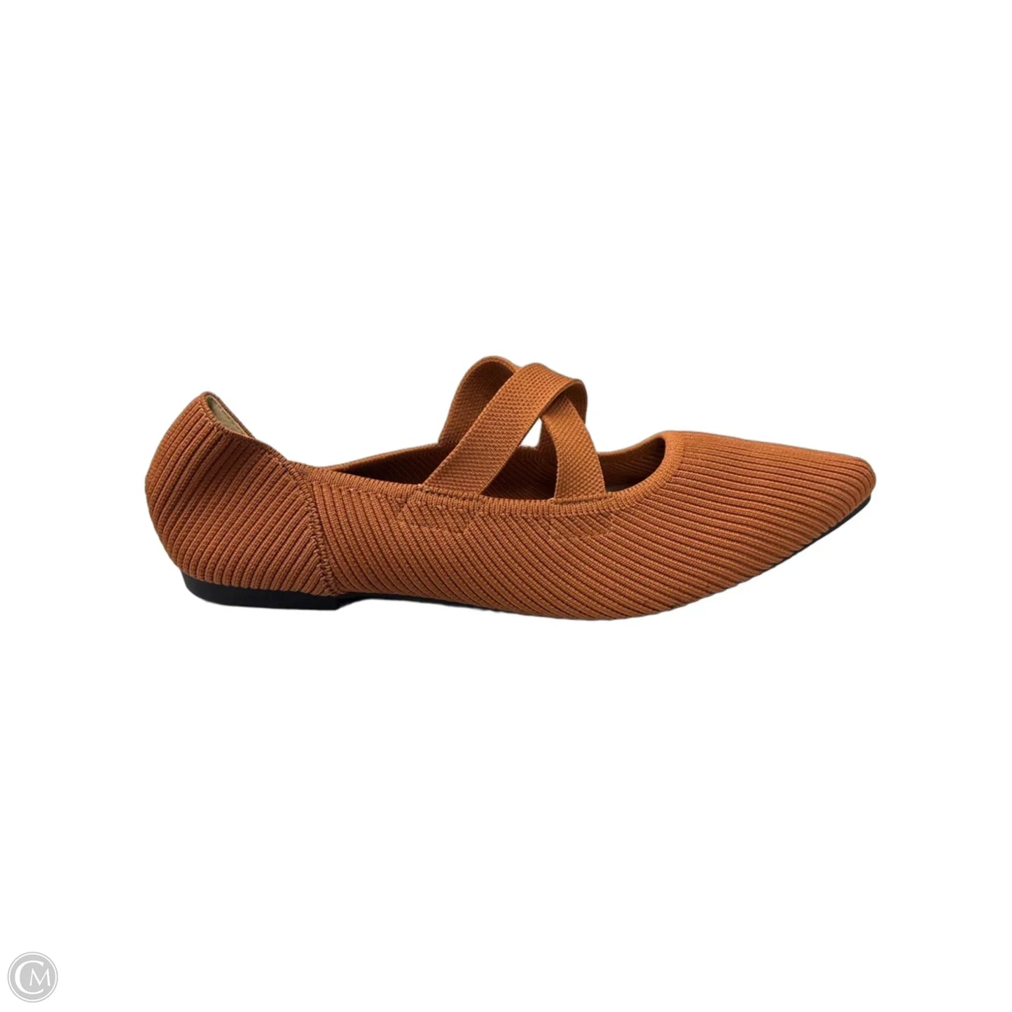 Shoes Flats By Clothes Mentor In Tan, Size: 10.5