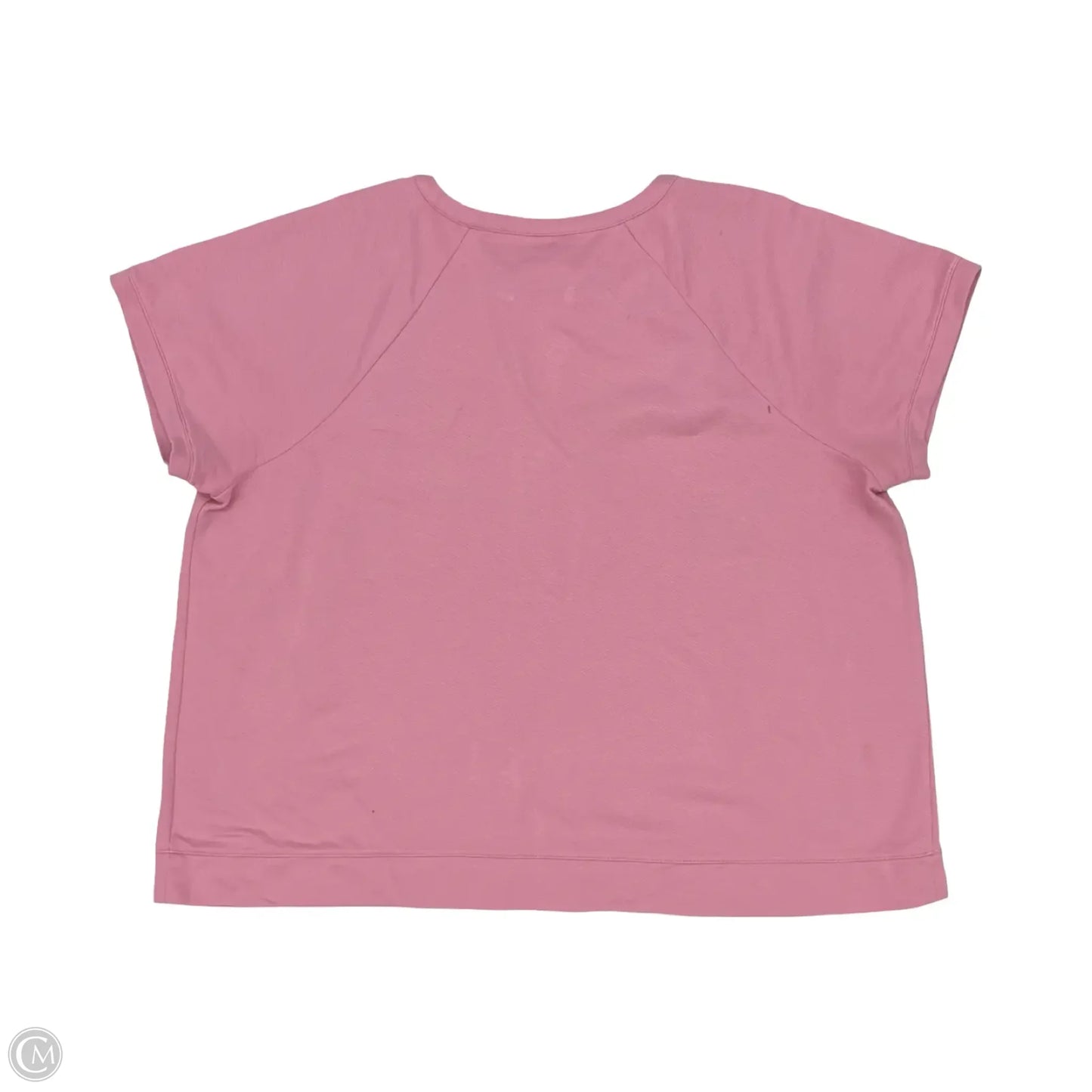 Top Short Sleeve By J. Jill In Pink, Size: 2x