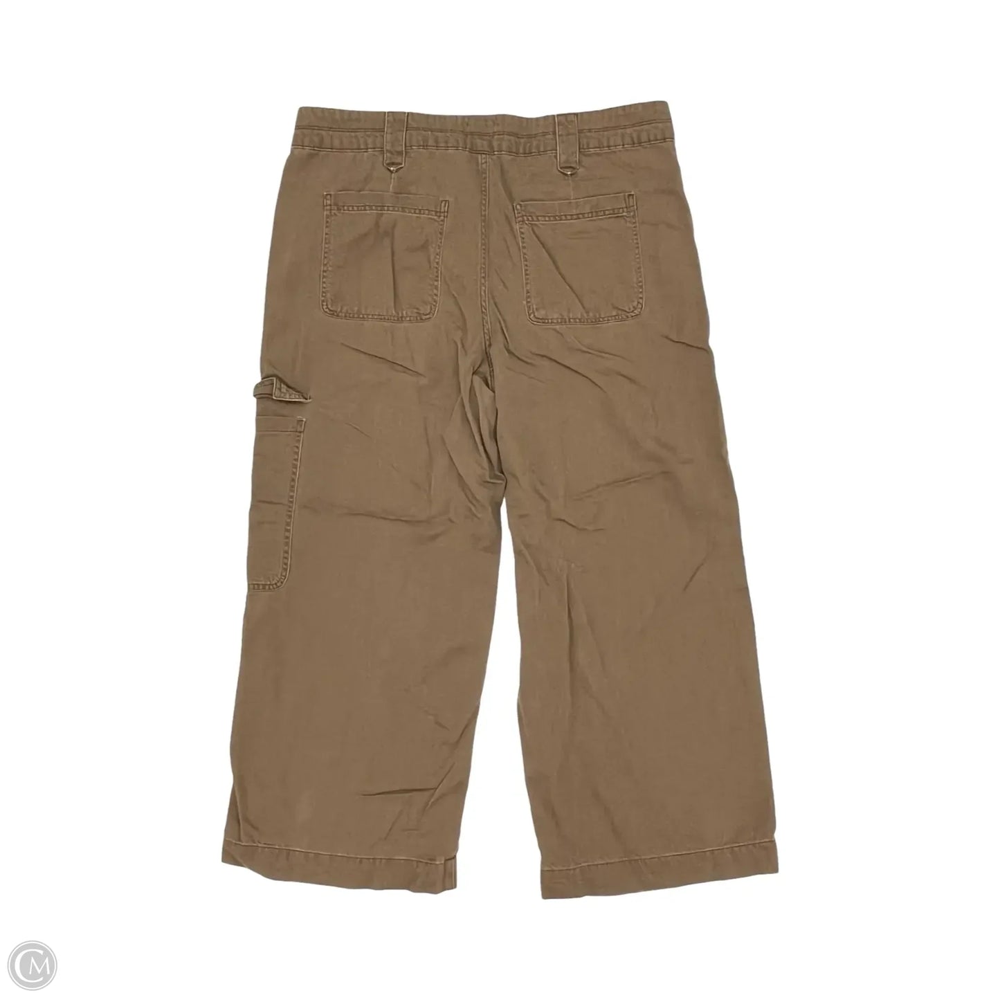 Jeans Wide Leg By Time And Tru In Brown Denim, Size: 16