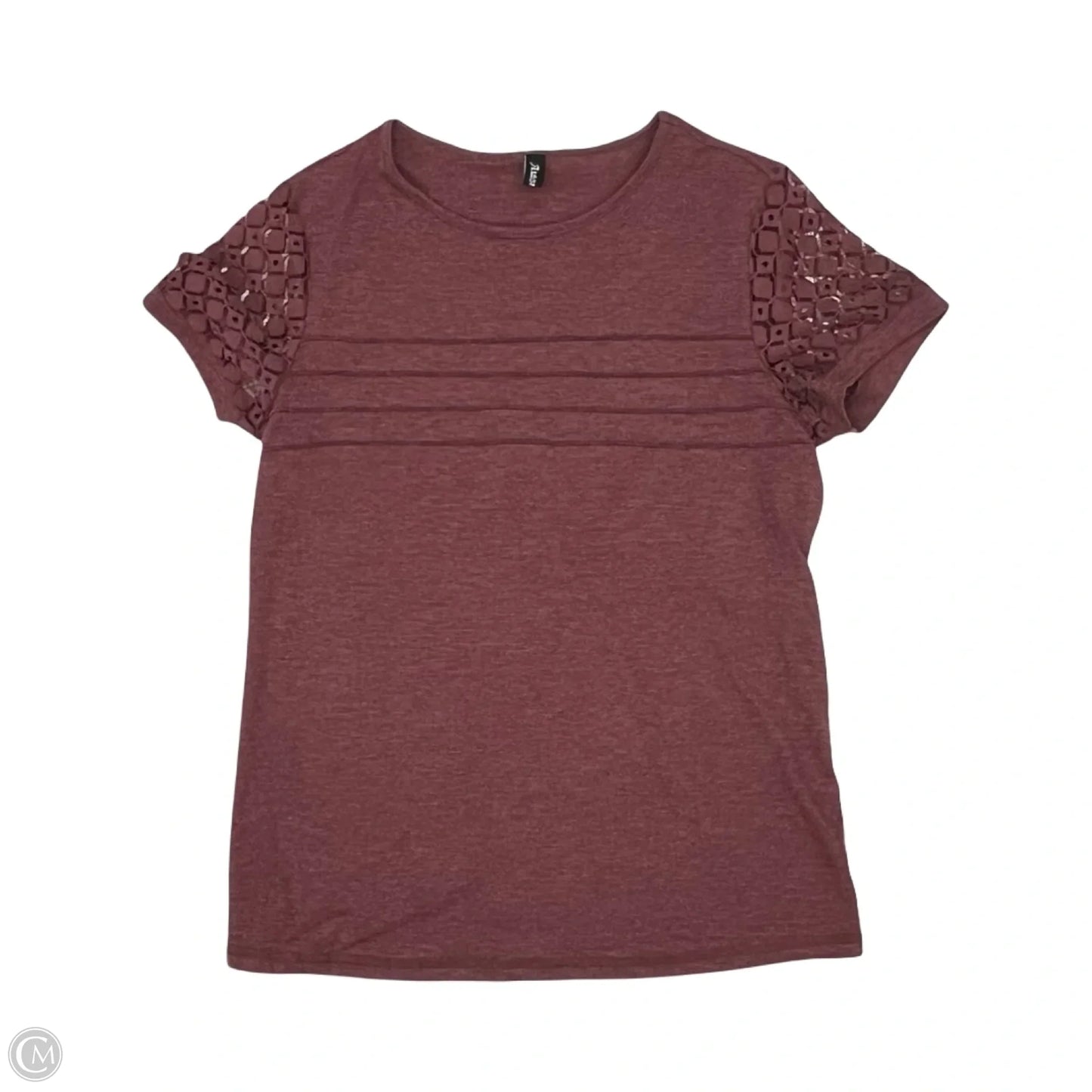Top Short Sleeve By Automet In Red, Size: S