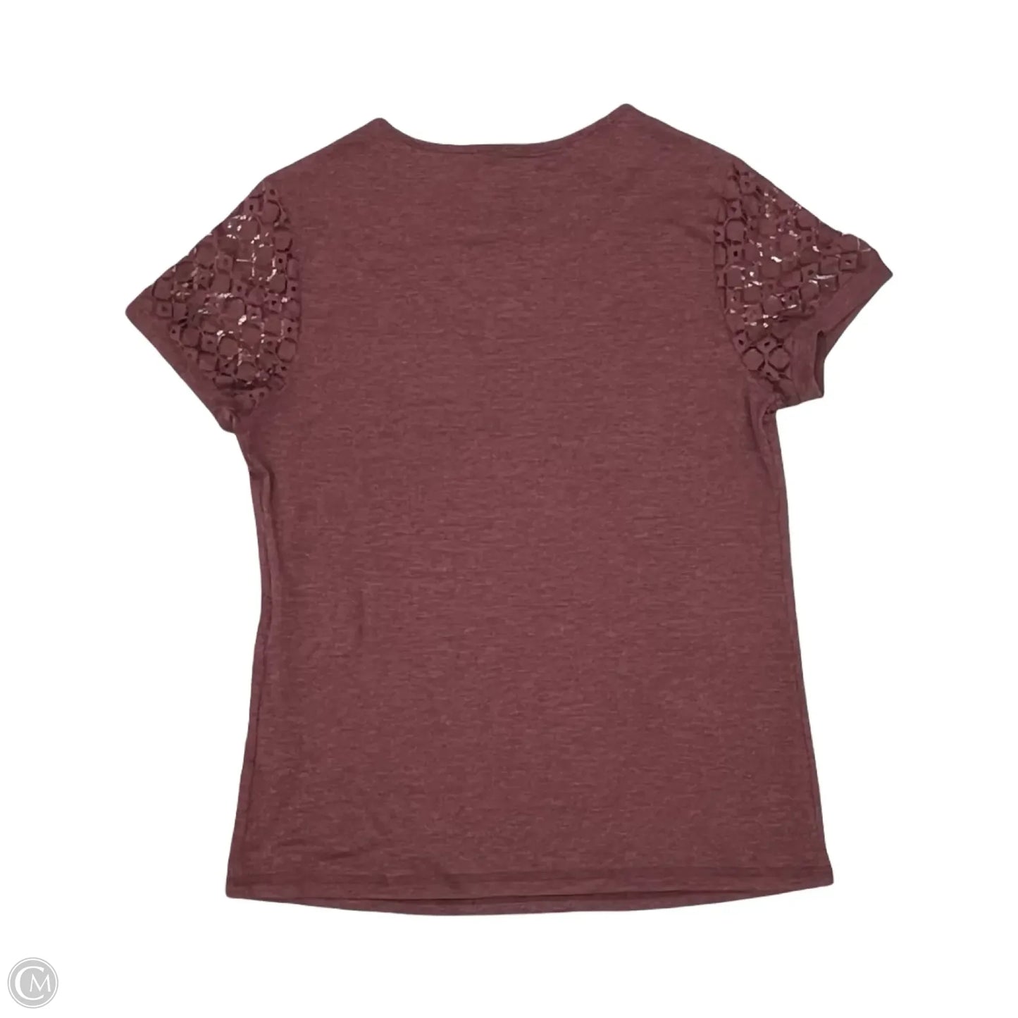 Top Short Sleeve By Automet In Red, Size: S