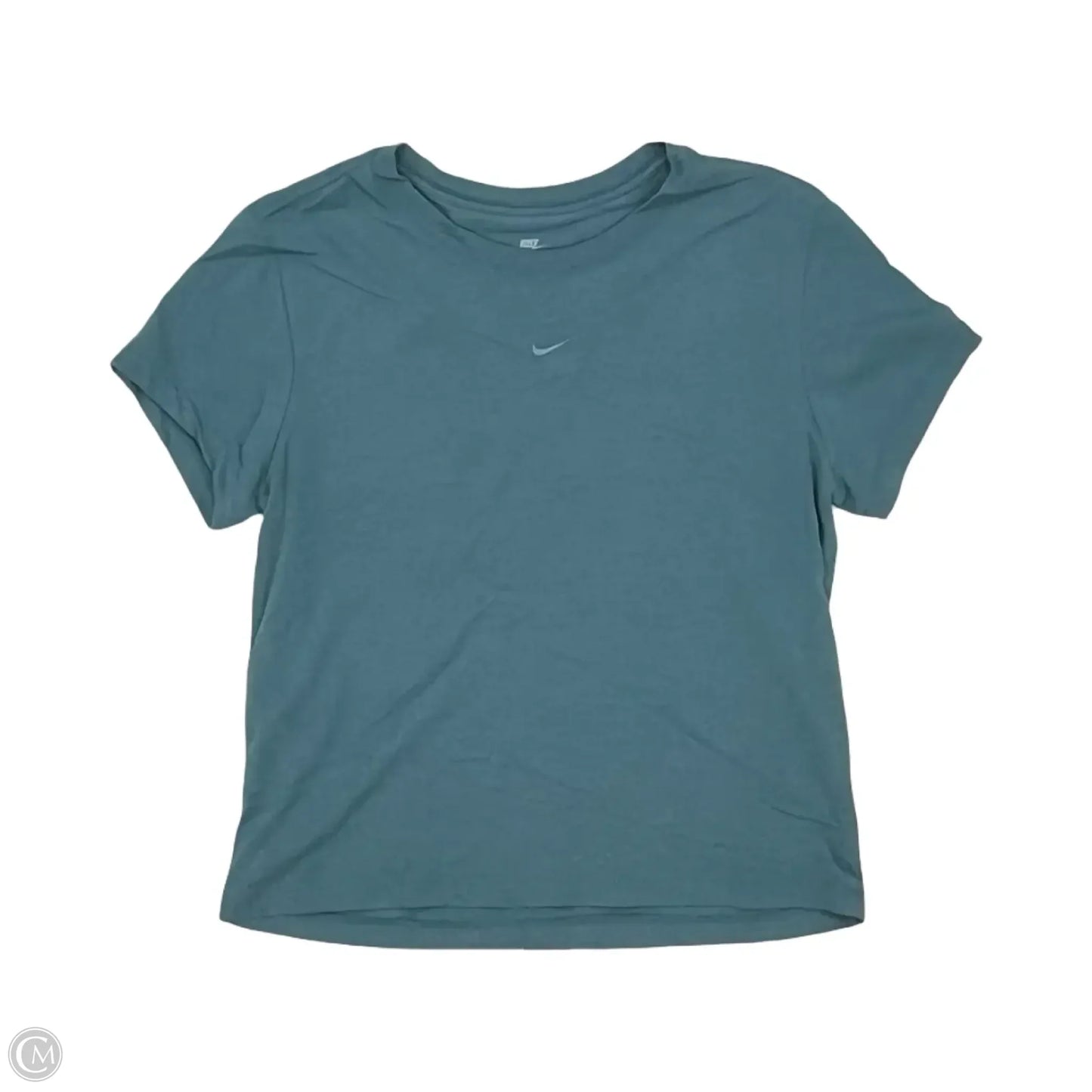 Top Short Sleeve By Nike In Blue, Size: L