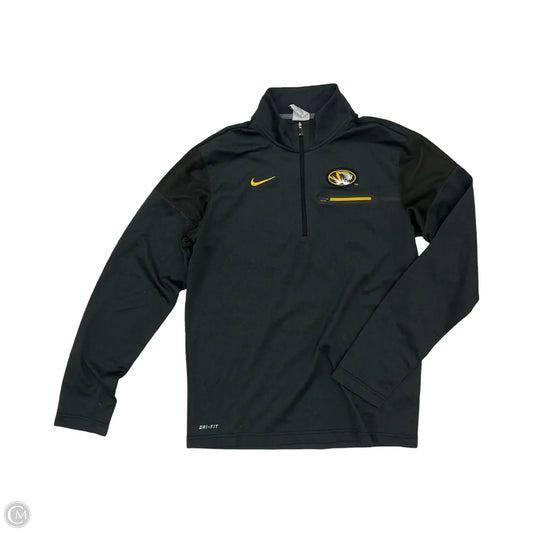 Athletic Sweatshirt Collar By Nike In Grey, Size: S