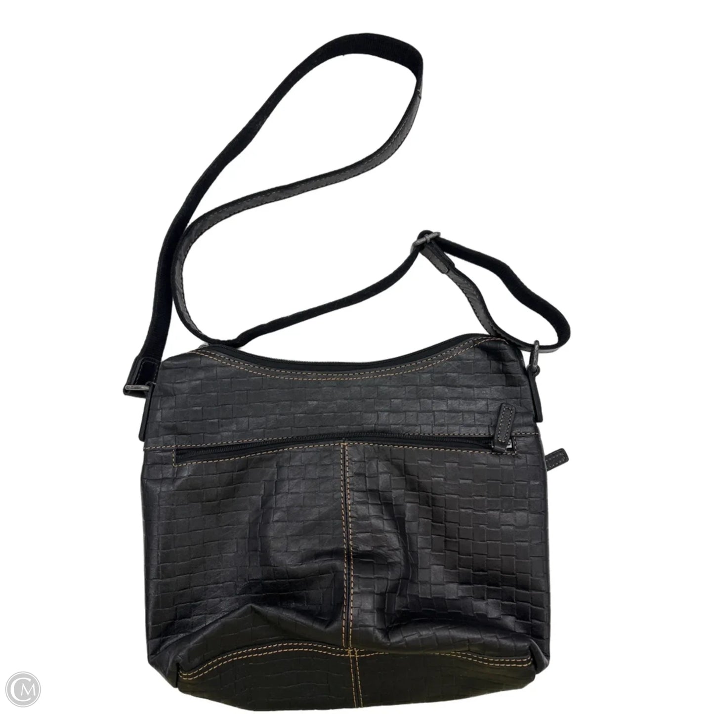 Crossbody Leather By Clothes Mentor, Size: Medium