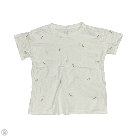 Top Short Sleeve By Maurices In White, Size: L