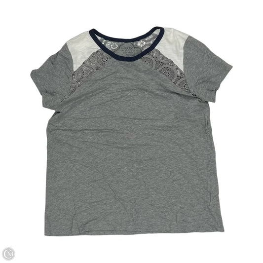 Top Short Sleeve By Torrid In Grey, Size: L