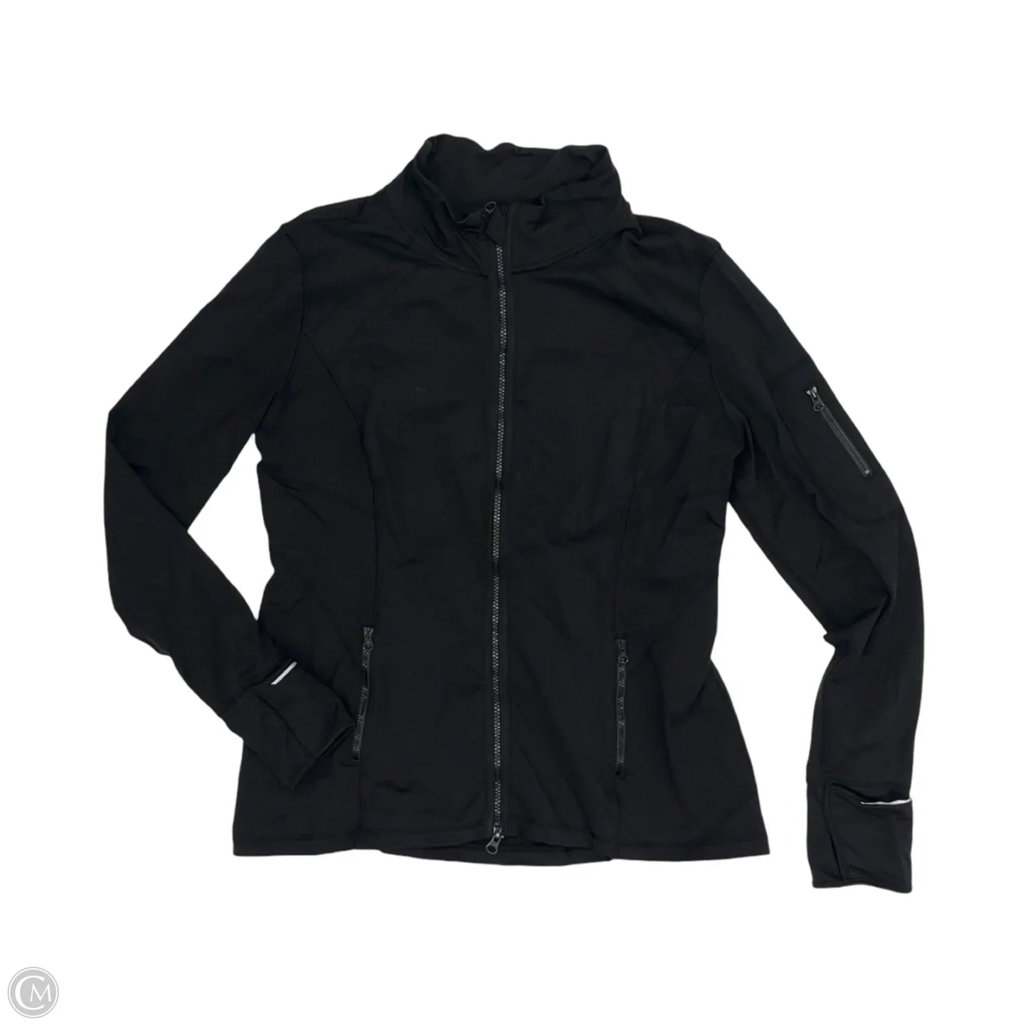 Athletic Jacket By Clothes Mentor In Black, Size: Xl