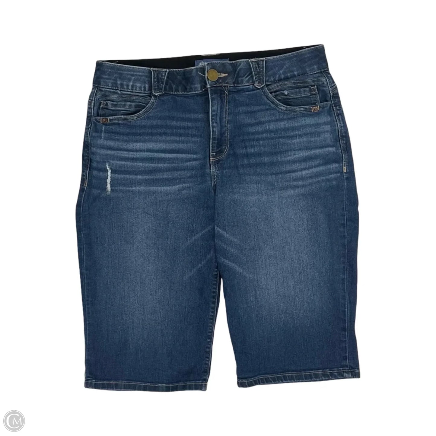 Jeans Cropped By Democracy In Blue Denim, Size: 12