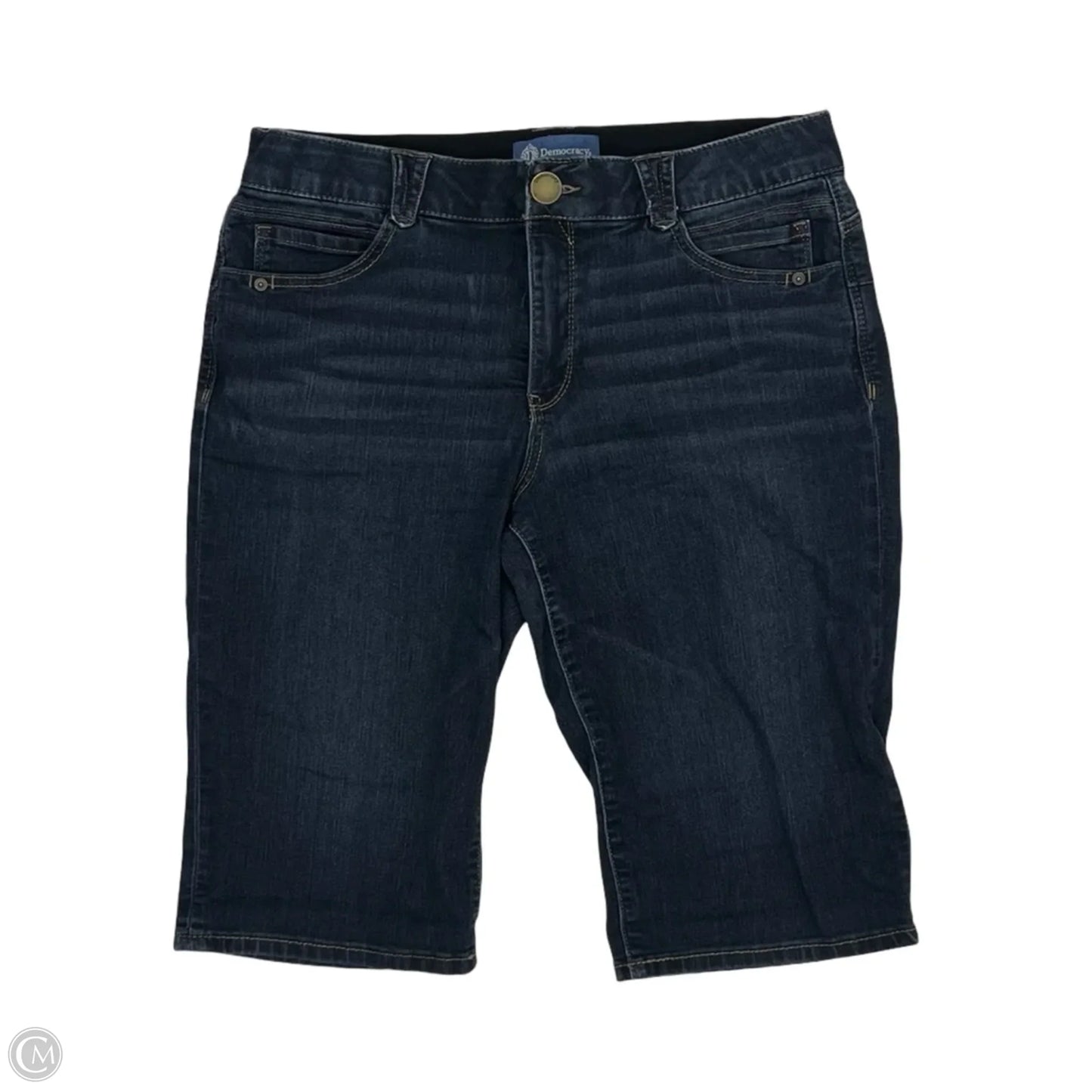 Jeans Cropped By Democracy In Blue Denim, Size: 12
