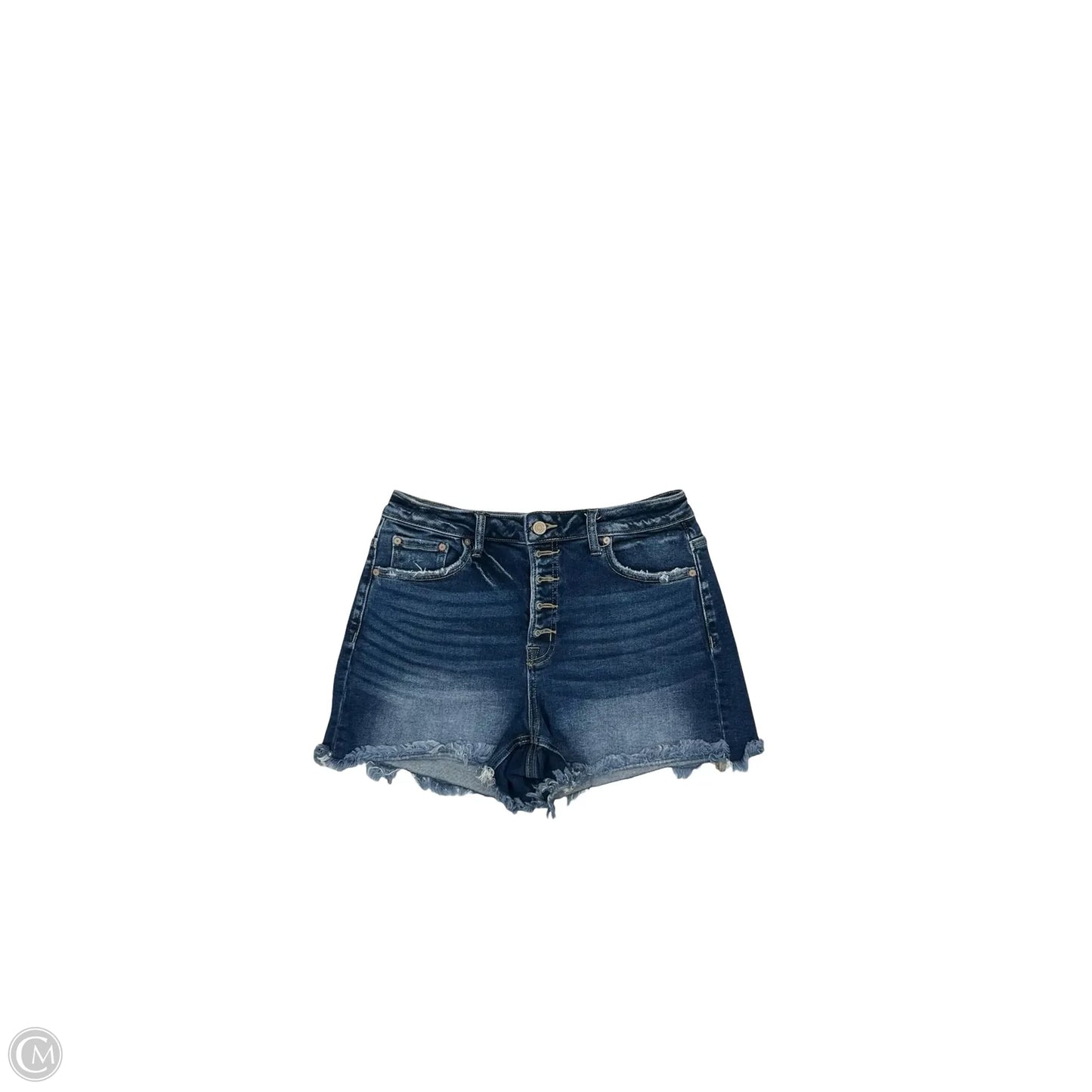 Shorts By Zenana In Blue Denim, Size: L