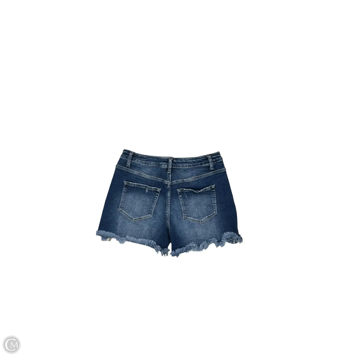 Shorts By Zenana In Blue Denim, Size: L