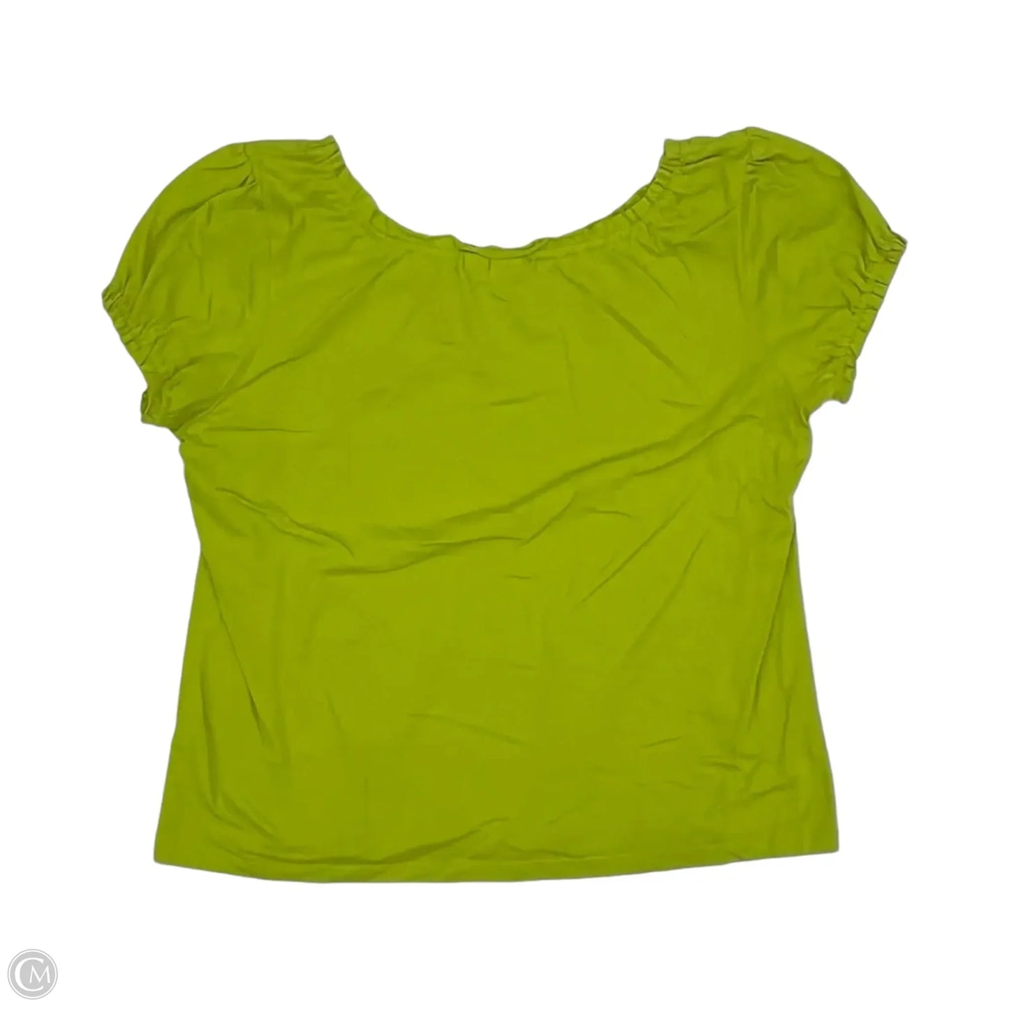 Top Short Sleeve By Cato In Green, Size: Xl
