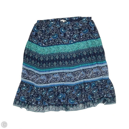 Skirt Maxi By Jm Collections In Blue, Size: 24