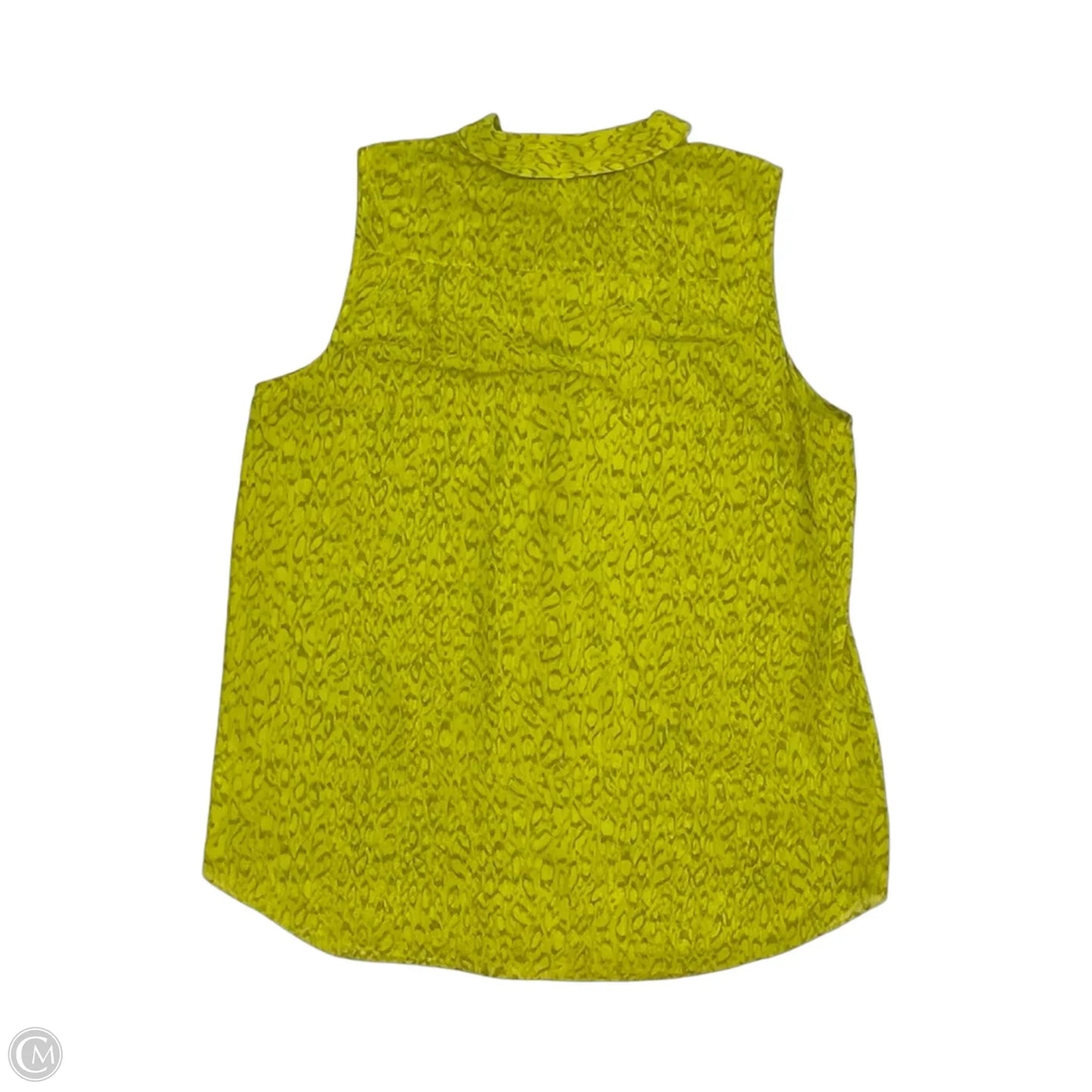 Blouse Sleeveless By Cabi In Yellow, Size: M