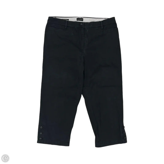 Pants Cropped By Talbots In Black, Size: 12