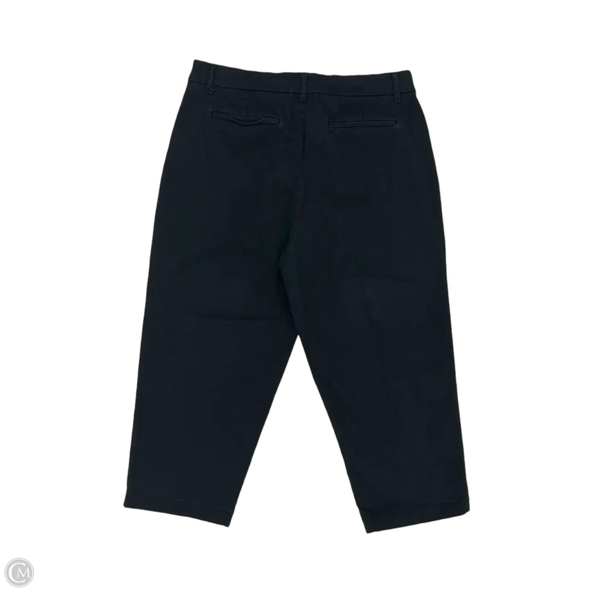 Pants Cropped By Croft And Barrow In Black, Size: 12