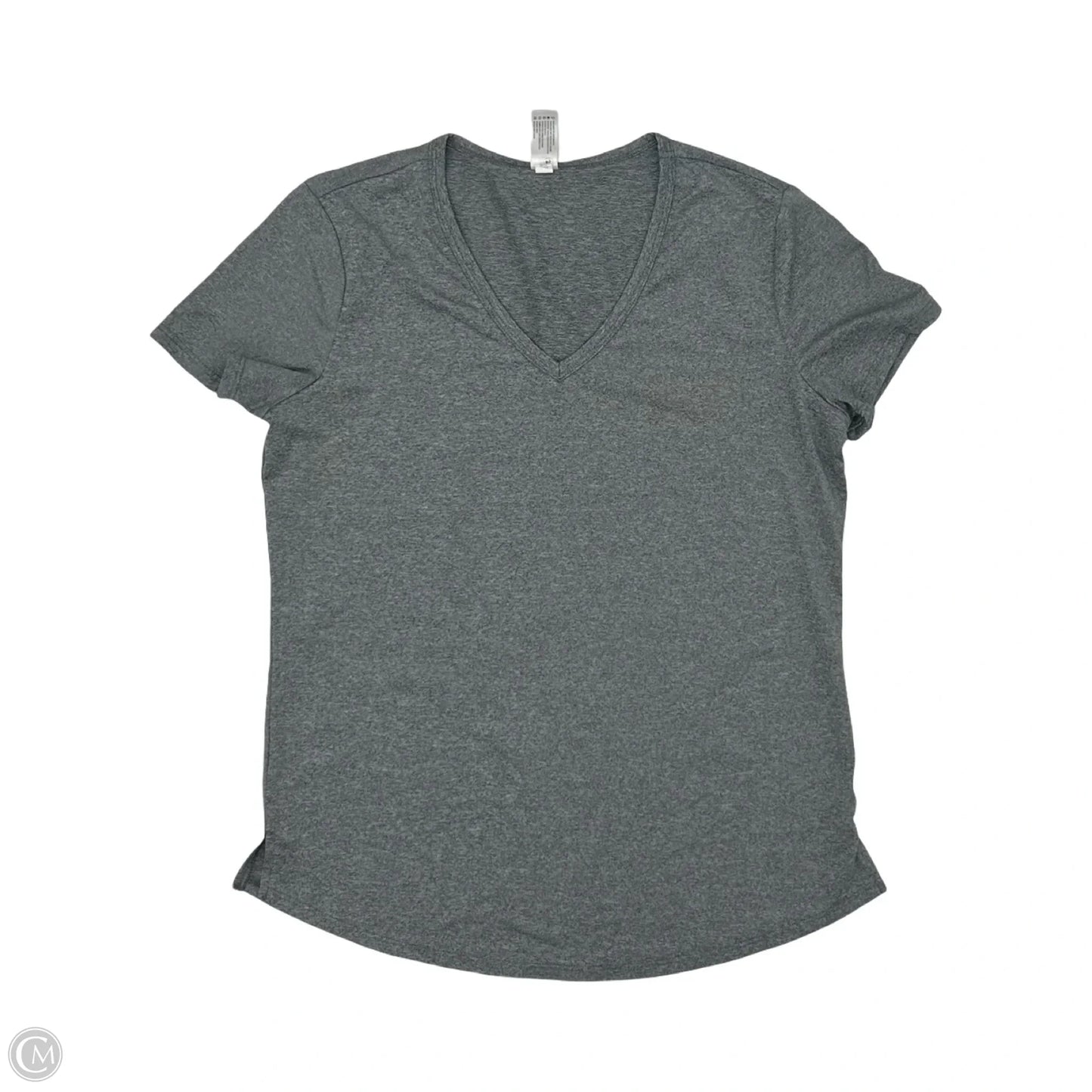 Athletic Top Short Sleeve By 90 Degrees By Reflex In Grey, Size: S