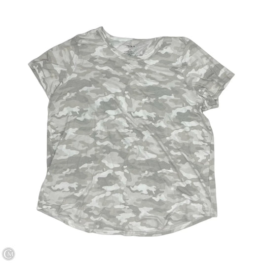 Athletic Top Short Sleeve By Torrid In Grey, Size: 3x