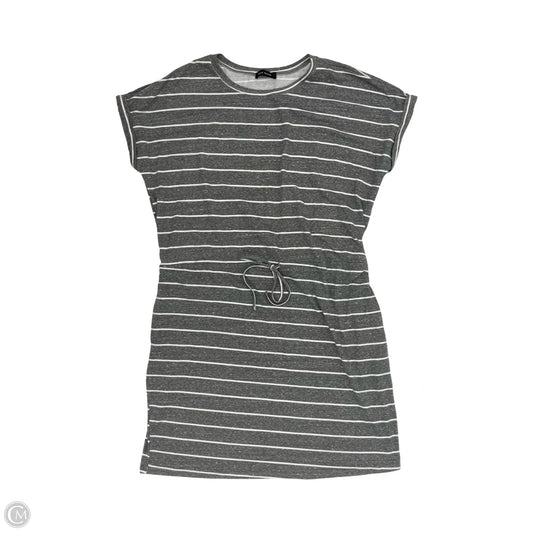 Dress Casual Midi By Rae Mode In Grey & White, Size: 3x