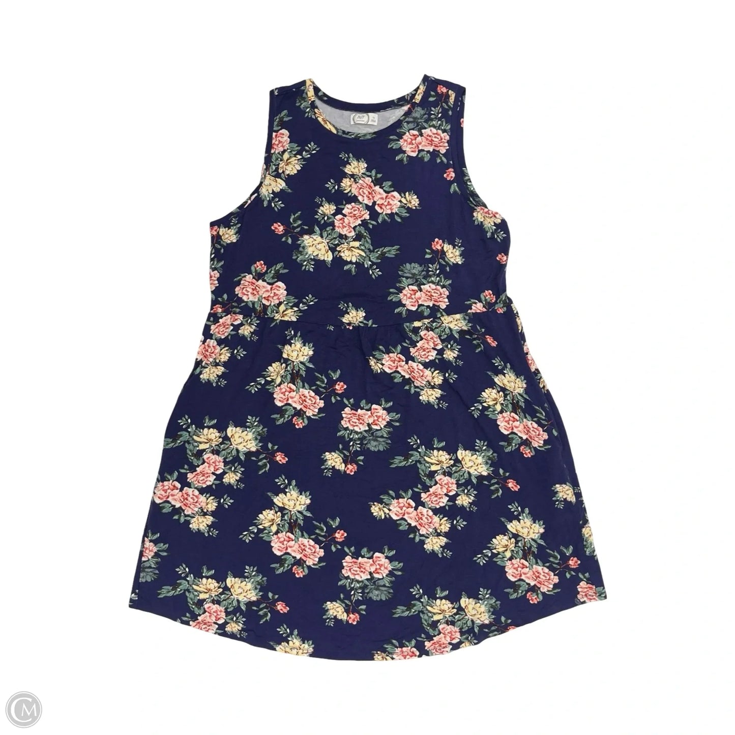 Dress Casual Midi By Maurices In Floral Print, Size: 1x