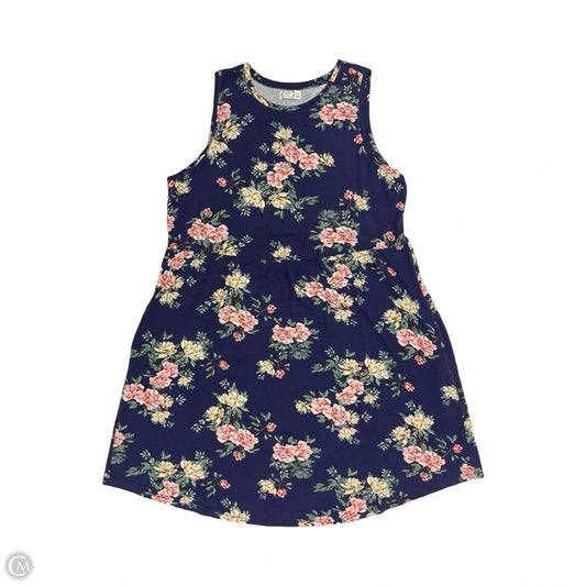 Dress Casual Midi By Maurices In Floral Print, Size: 1x