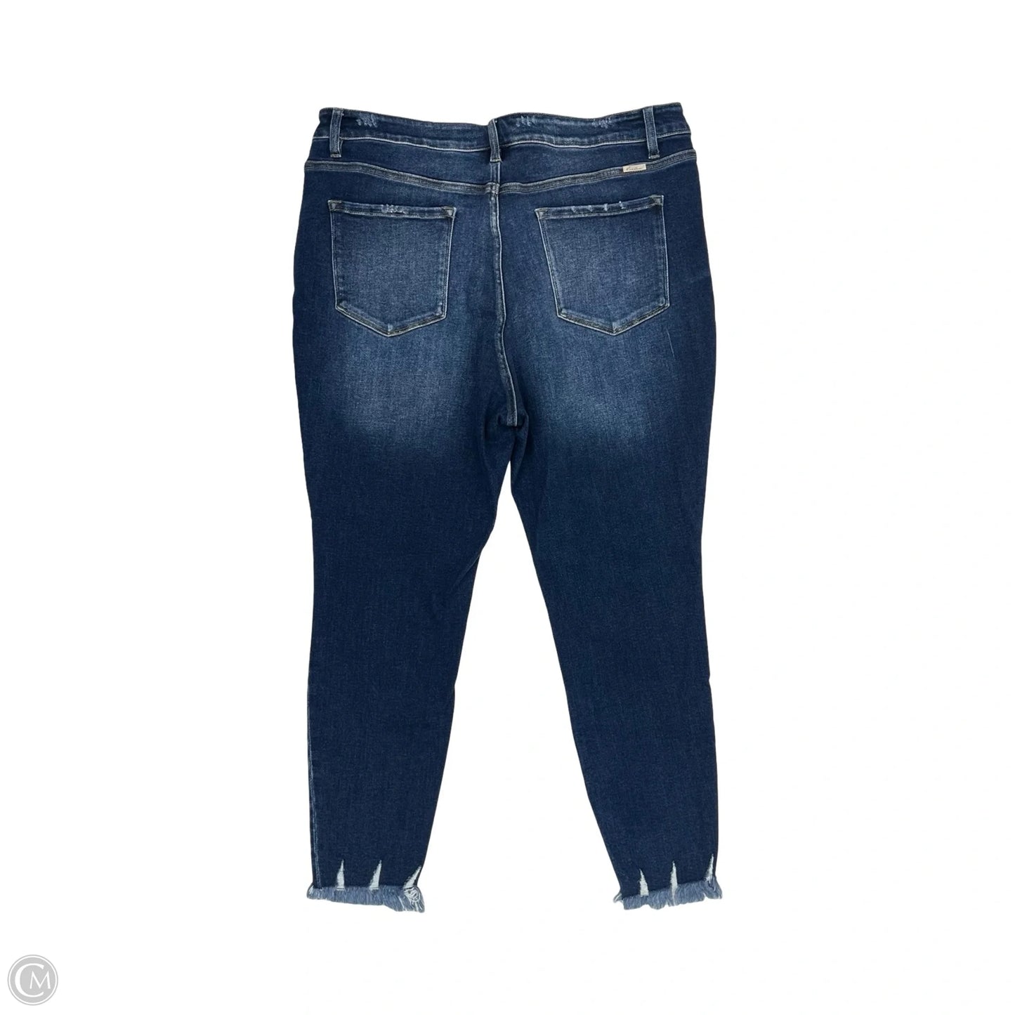 Jeans Skinny By Kancan In Blue Denim, Size: 22