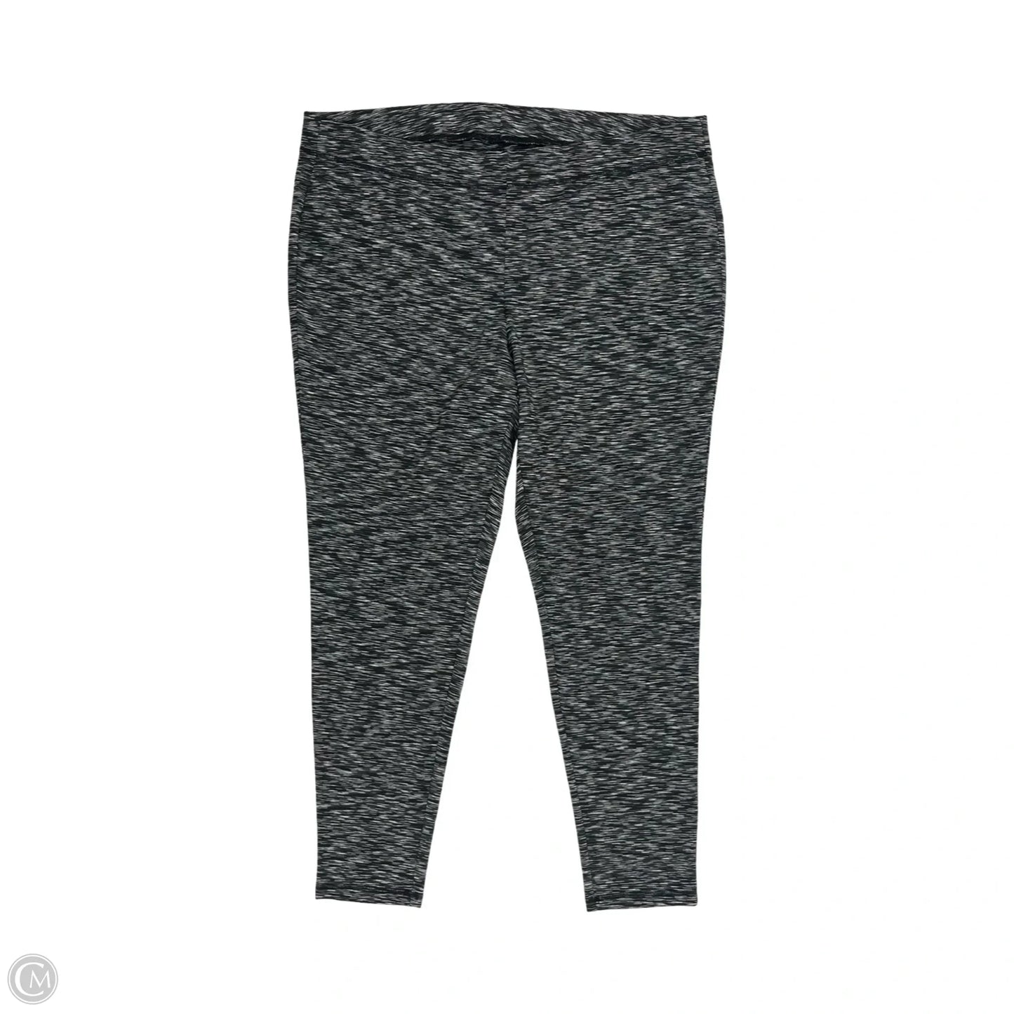 Athletic Leggings By Livi Active In Black & White, Size: 3x