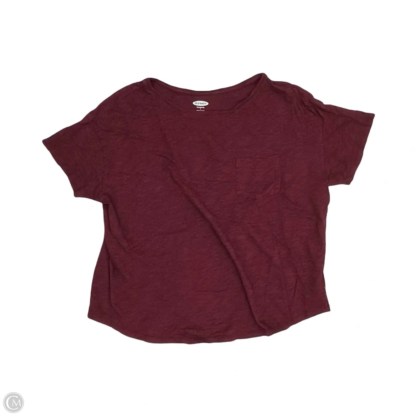 Top Short Sleeve By Old Navy In Red, Size: L