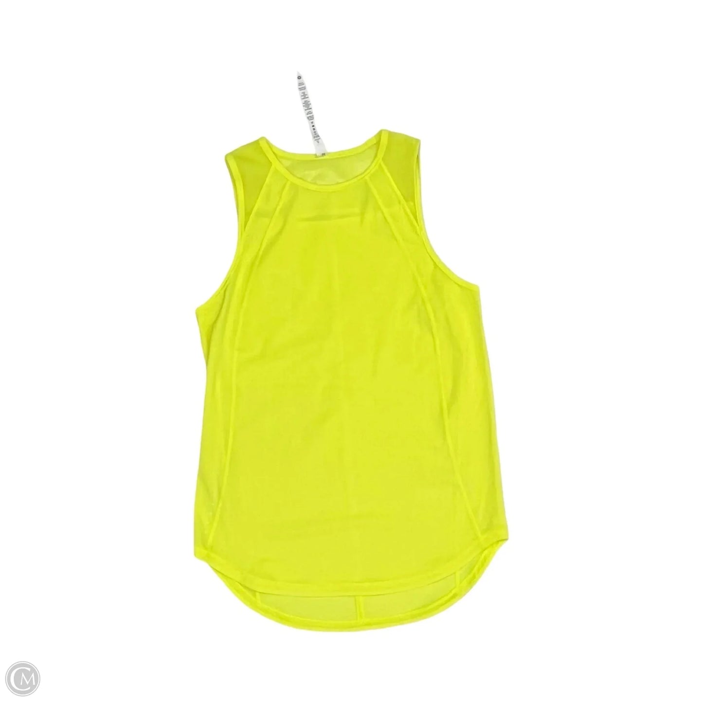 Athletic Tank Top By Lululemon In Yellow, Size: S