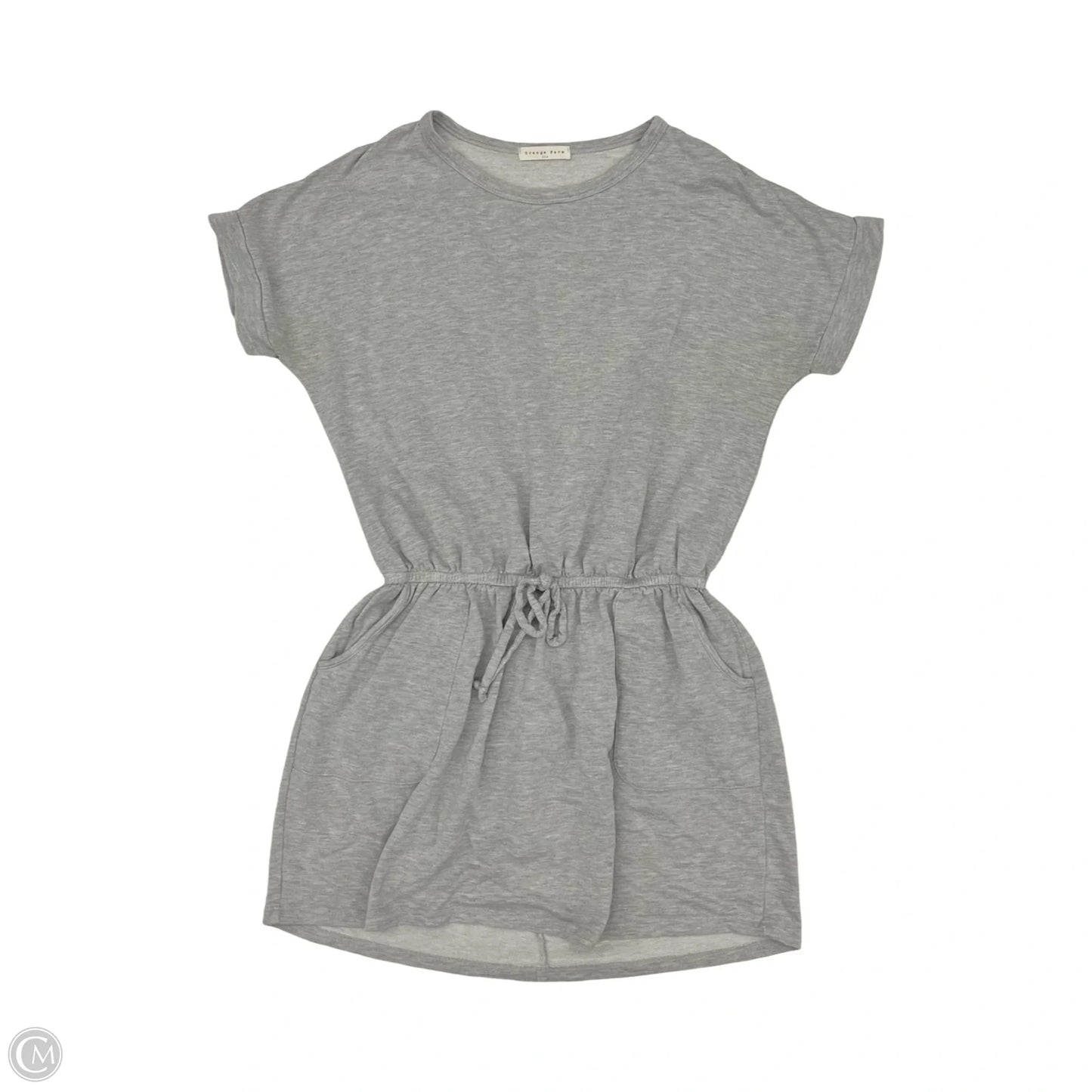 Dress Casual Midi By Clothes Mentor In Grey, Size: M