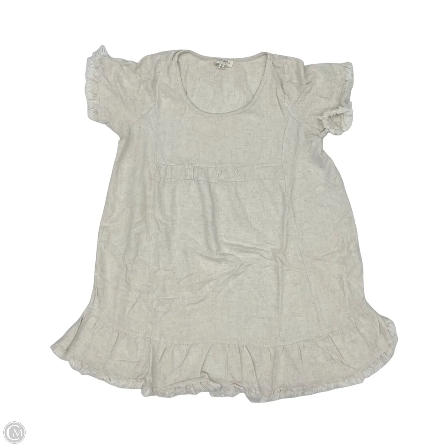 Dress Casual Short By Umgee In Tan, Size: Xl