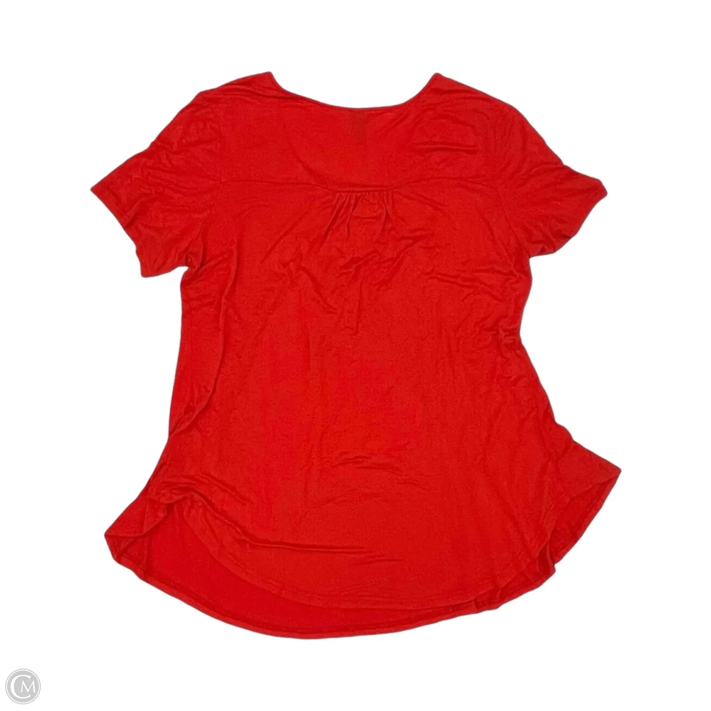 Top Short Sleeve By Clothes Mentor In Red, Size: 1x
