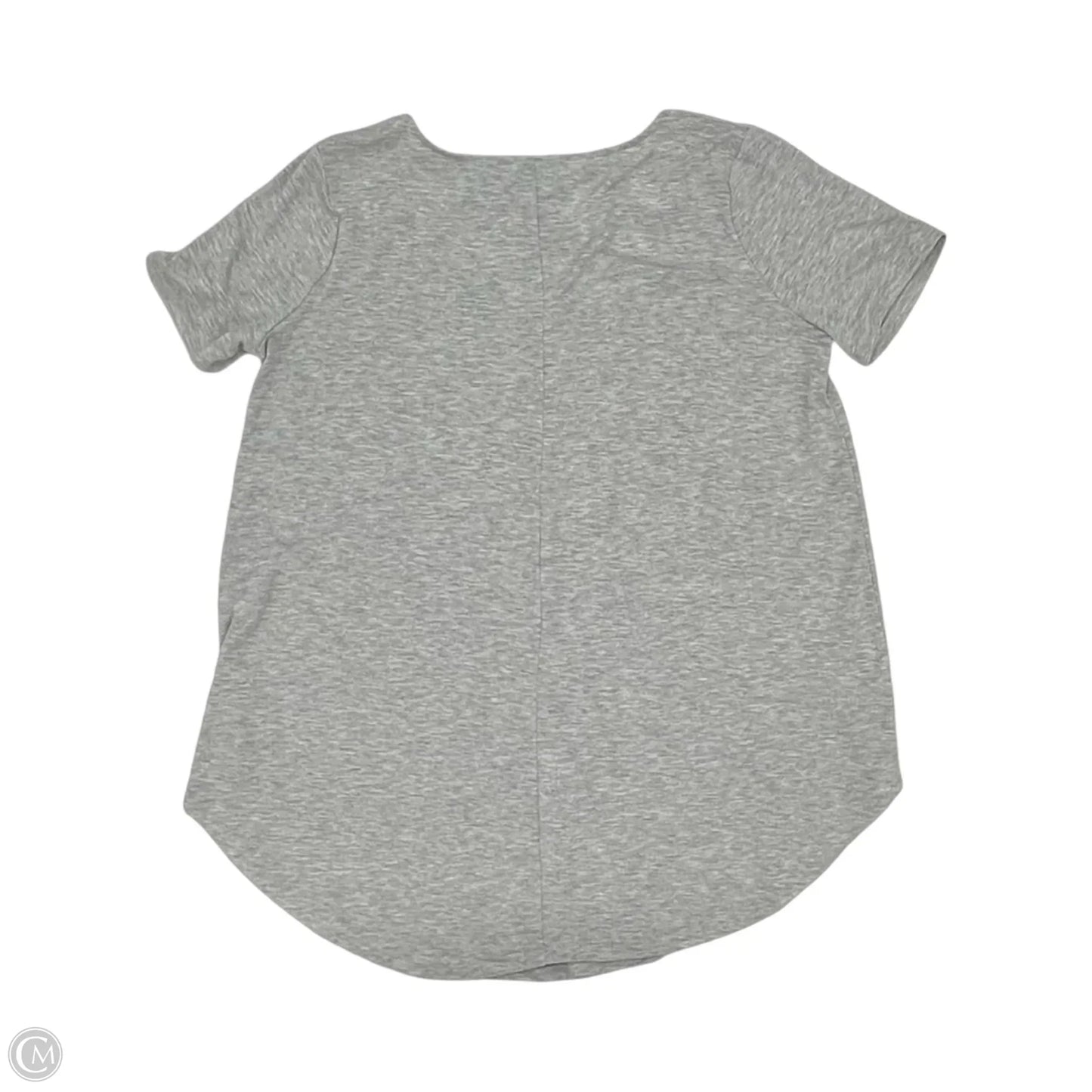 Top Short Sleeve By Zenana In Grey, Size: 1x