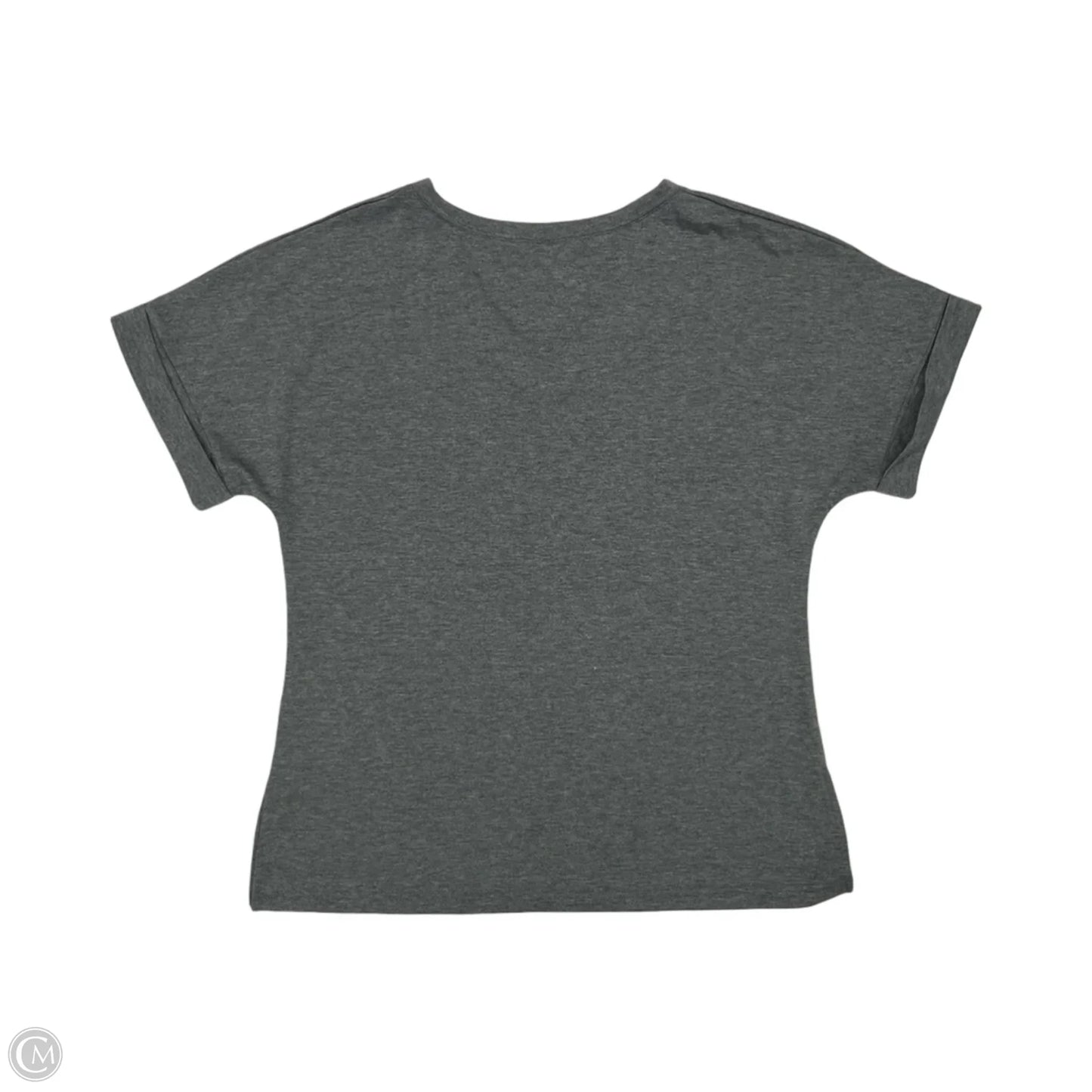 Top Short Sleeve Basic By Cmf In Grey, Size: M