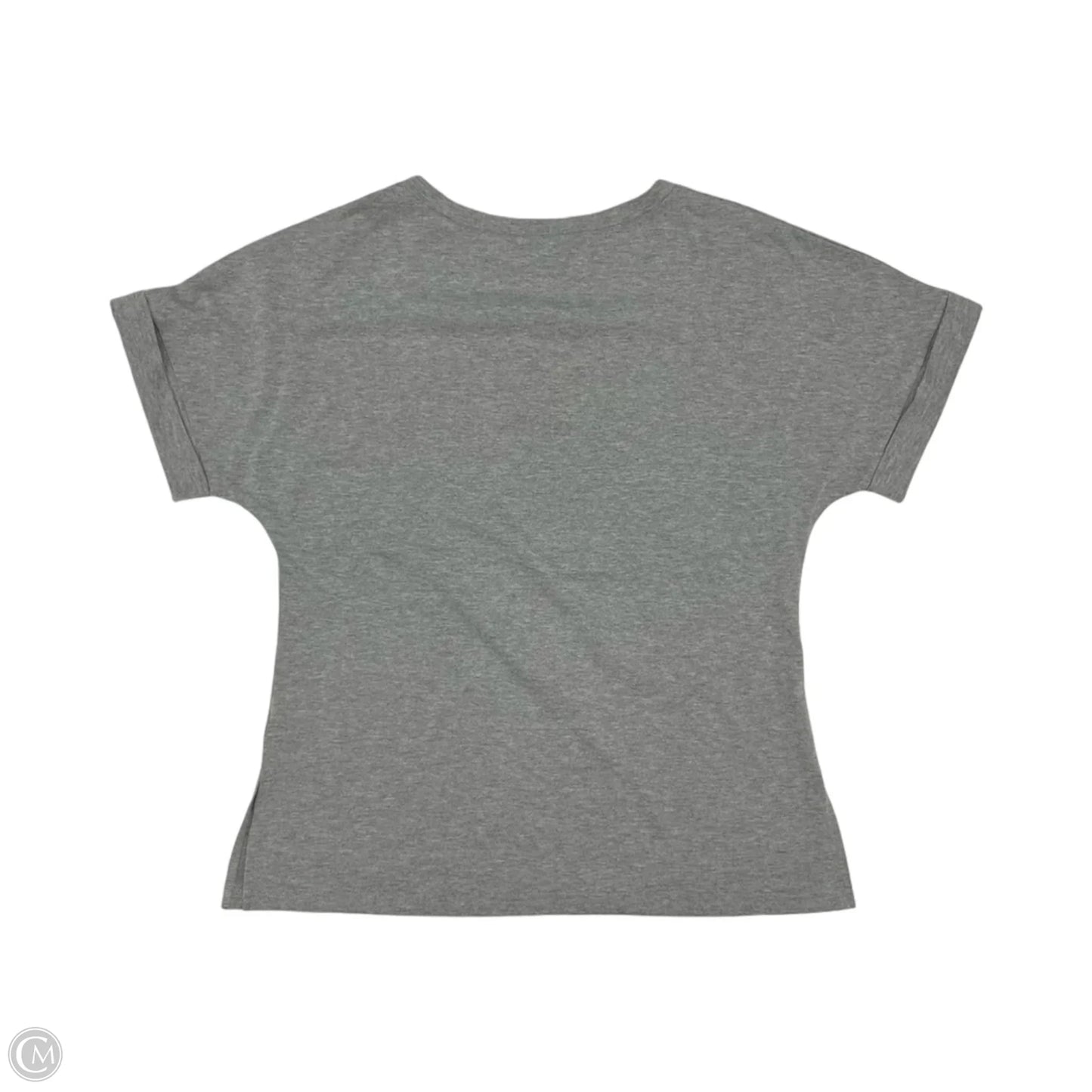 Top Short Sleeve Basic By Cmf In Grey, Size: M