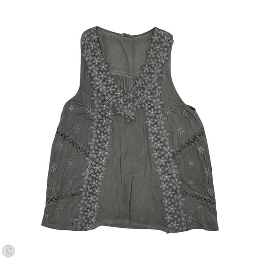 Tank Top By Pol In Grey, Size: S