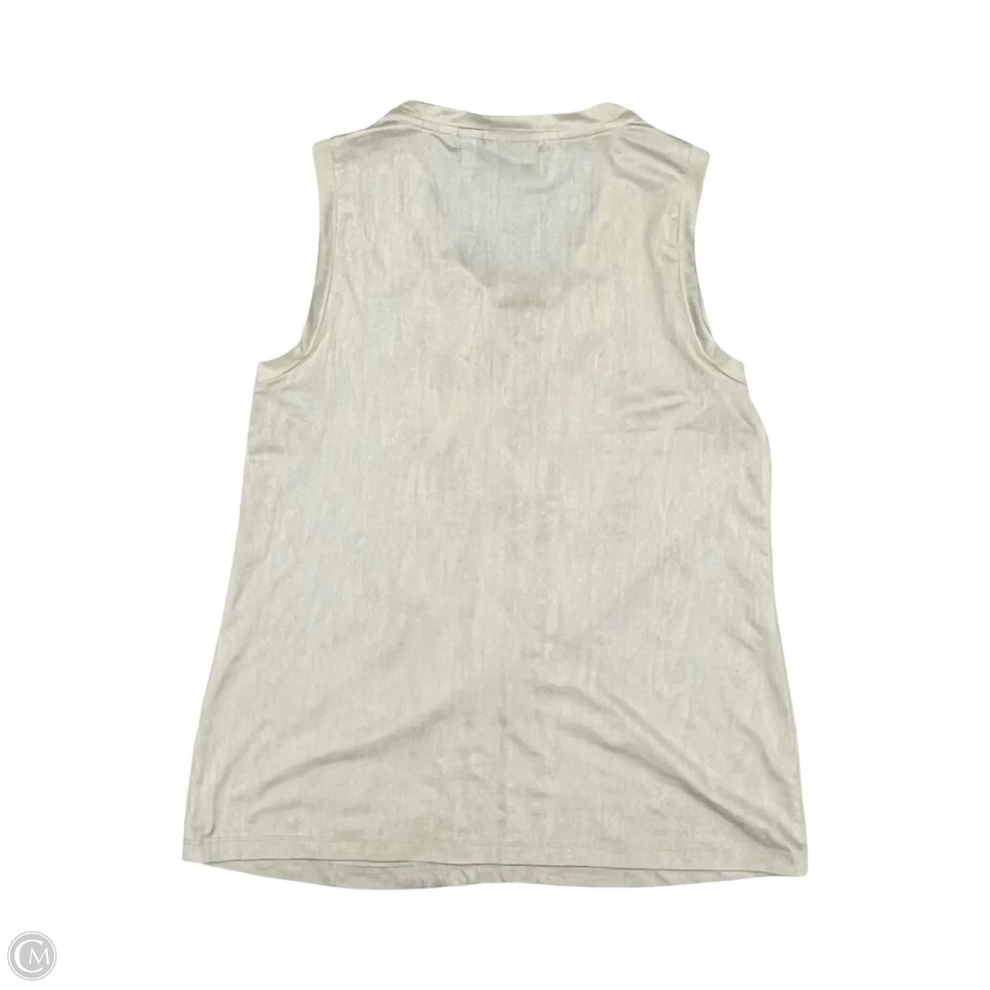 Blouse Sleeveless By Chicos In Cream, Size: M