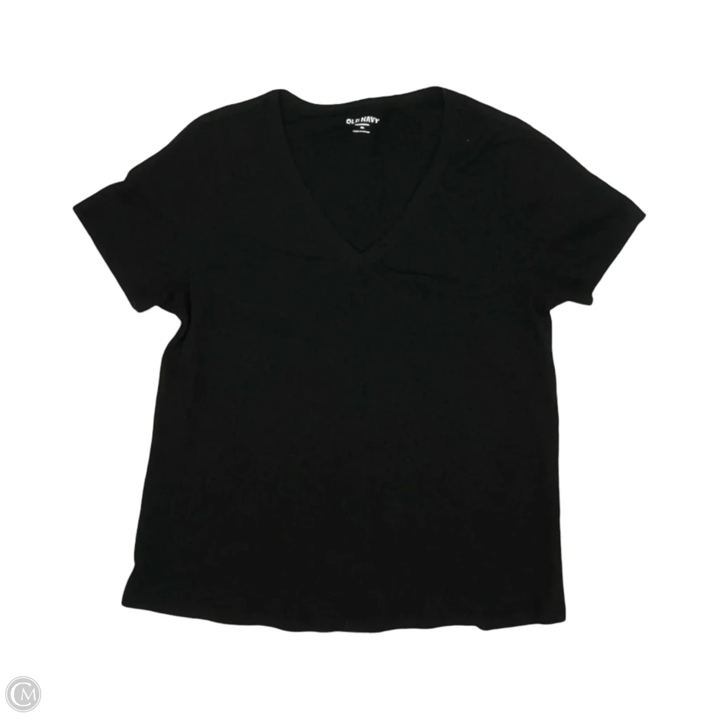 Top Short Sleeve Basic By Old Navy In Black, Size: Xs