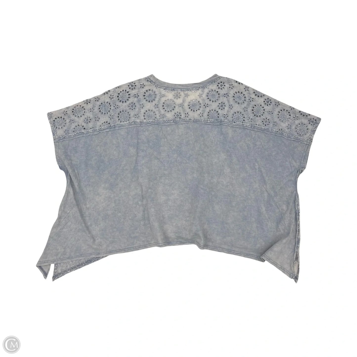 Top Short Sleeve By Oli & Hali In Blue, Size: M