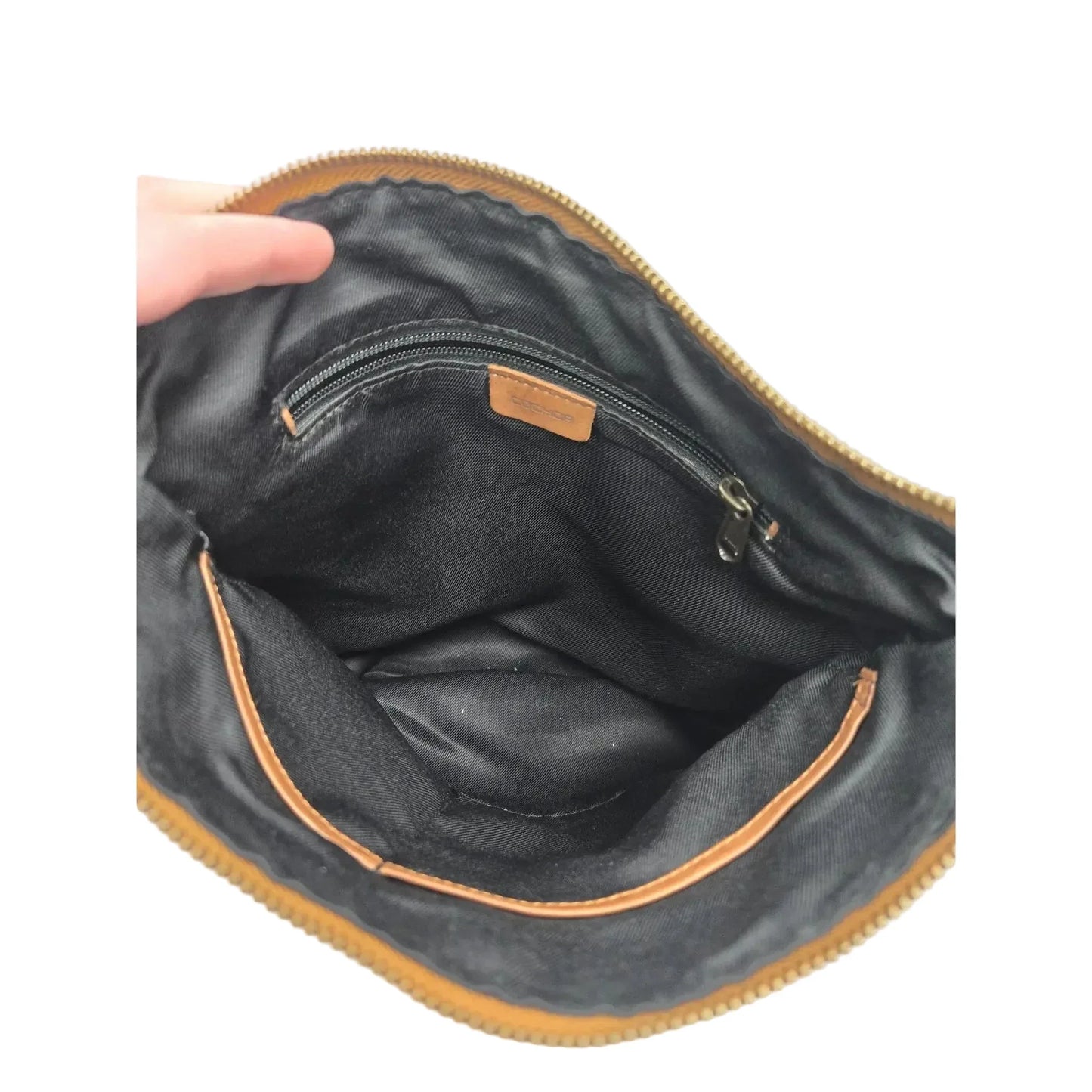 Crossbody Leather By Clothes Mentor, Size: Medium