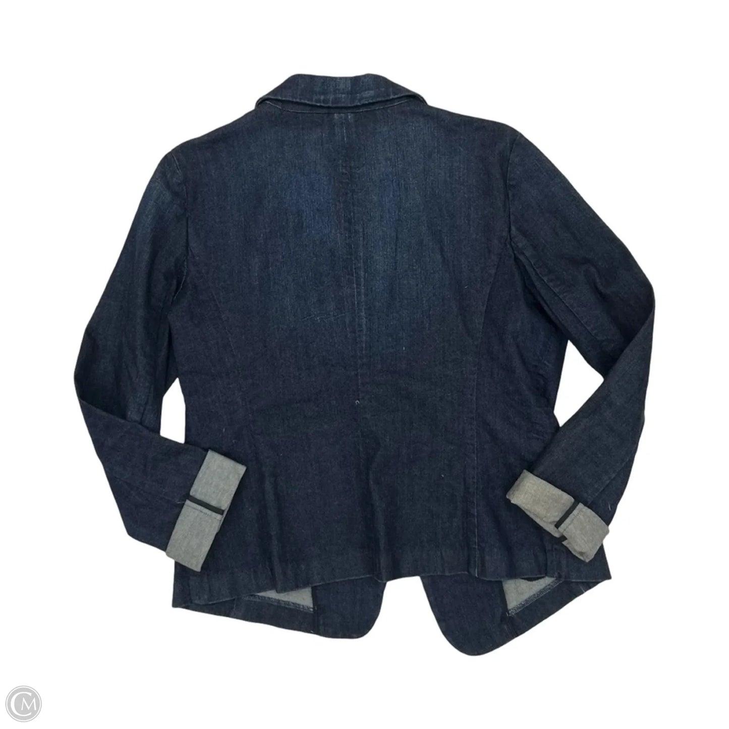 Blazer By Loft In Blue Denim, Size: L