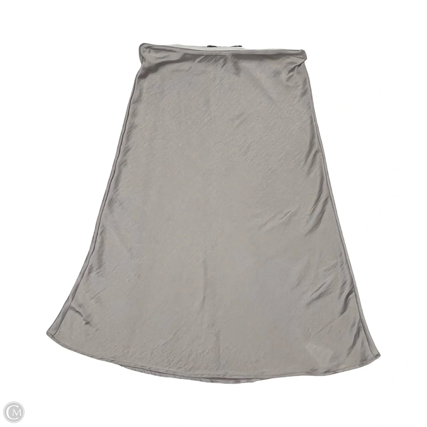 Skirt Midi By Clothes Mentor In Silver, Size: M