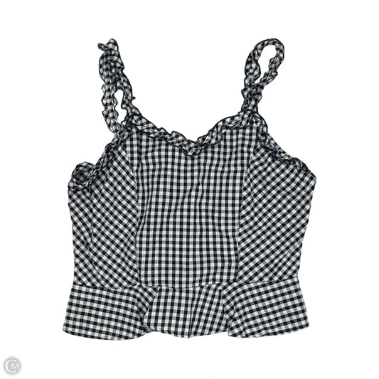 Tank Top By Angie In Blue & White, Size: L