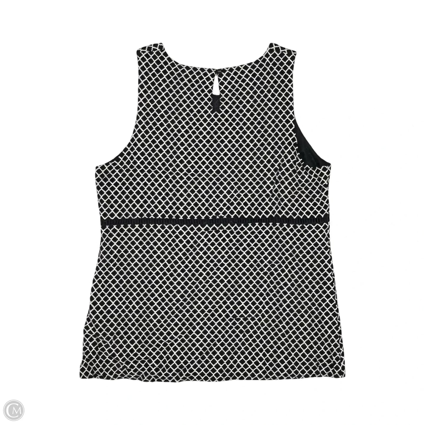Blouse Sleeveless By Thml In Blue & White, Size: M