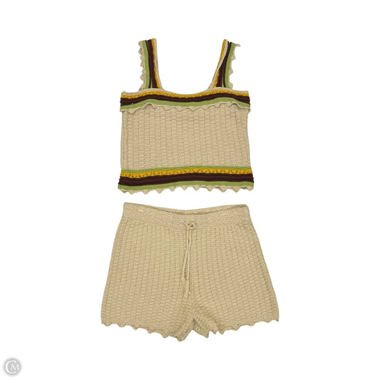 Skirt Set 2pc By Marc New York In Tan, Size: M