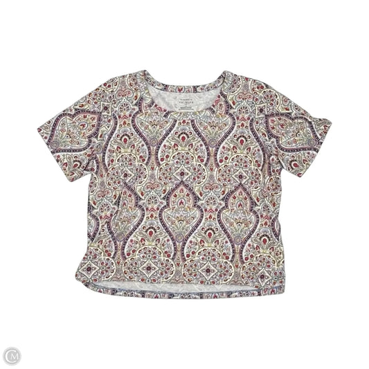 Top Short Sleeve By Talbots In Multi-colored, Size: 2x