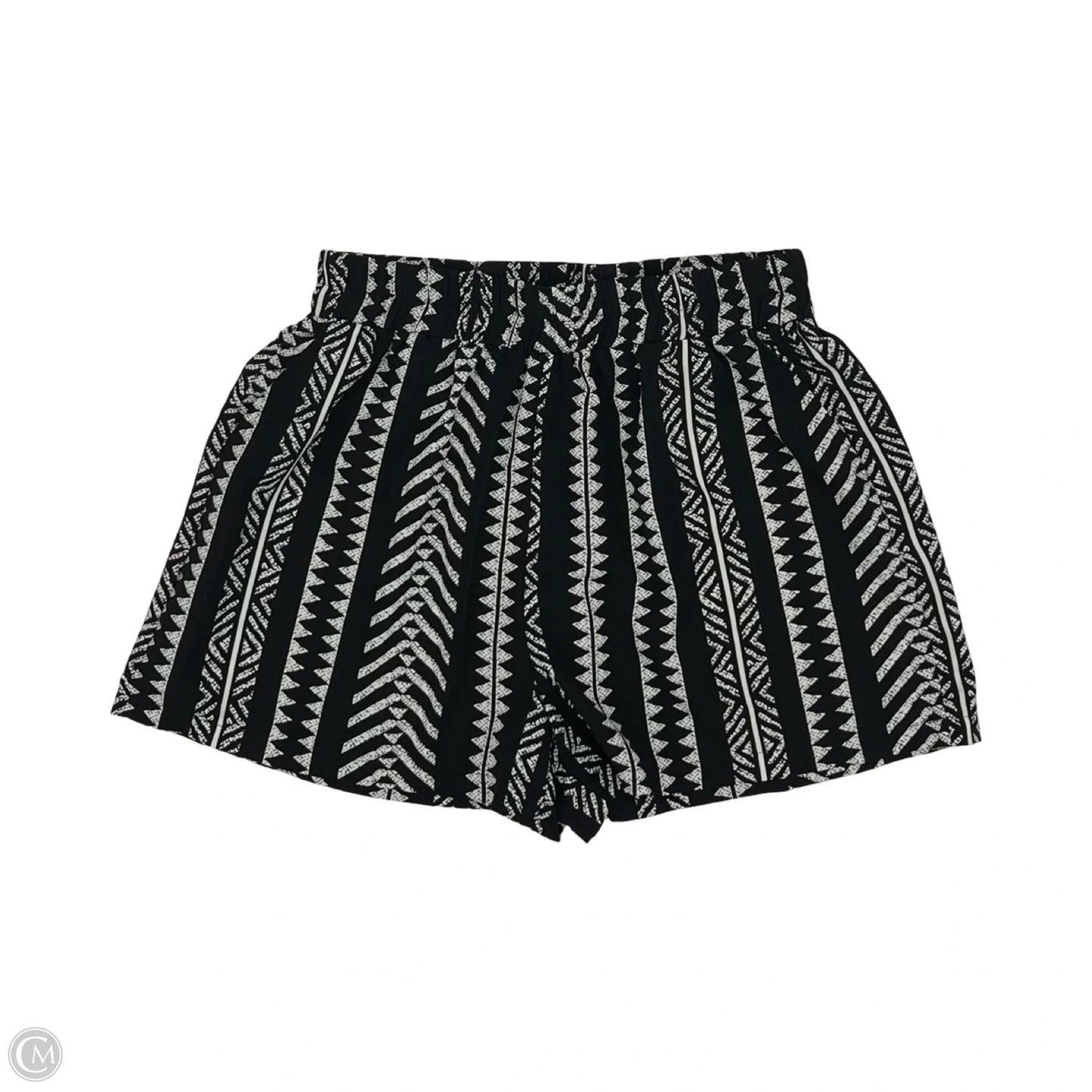 Shorts By Clothes Mentor In Black & White, Size: S