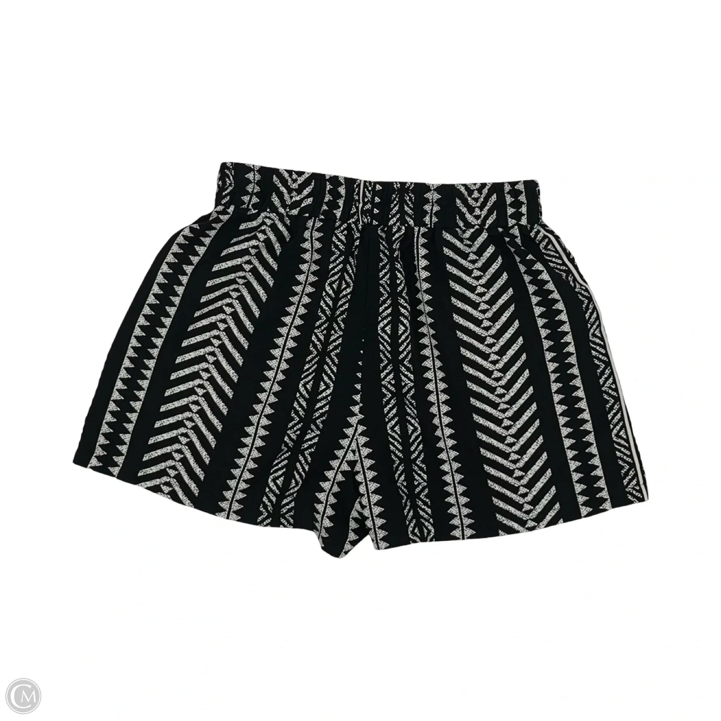 Shorts By Clothes Mentor In Black & White, Size: S