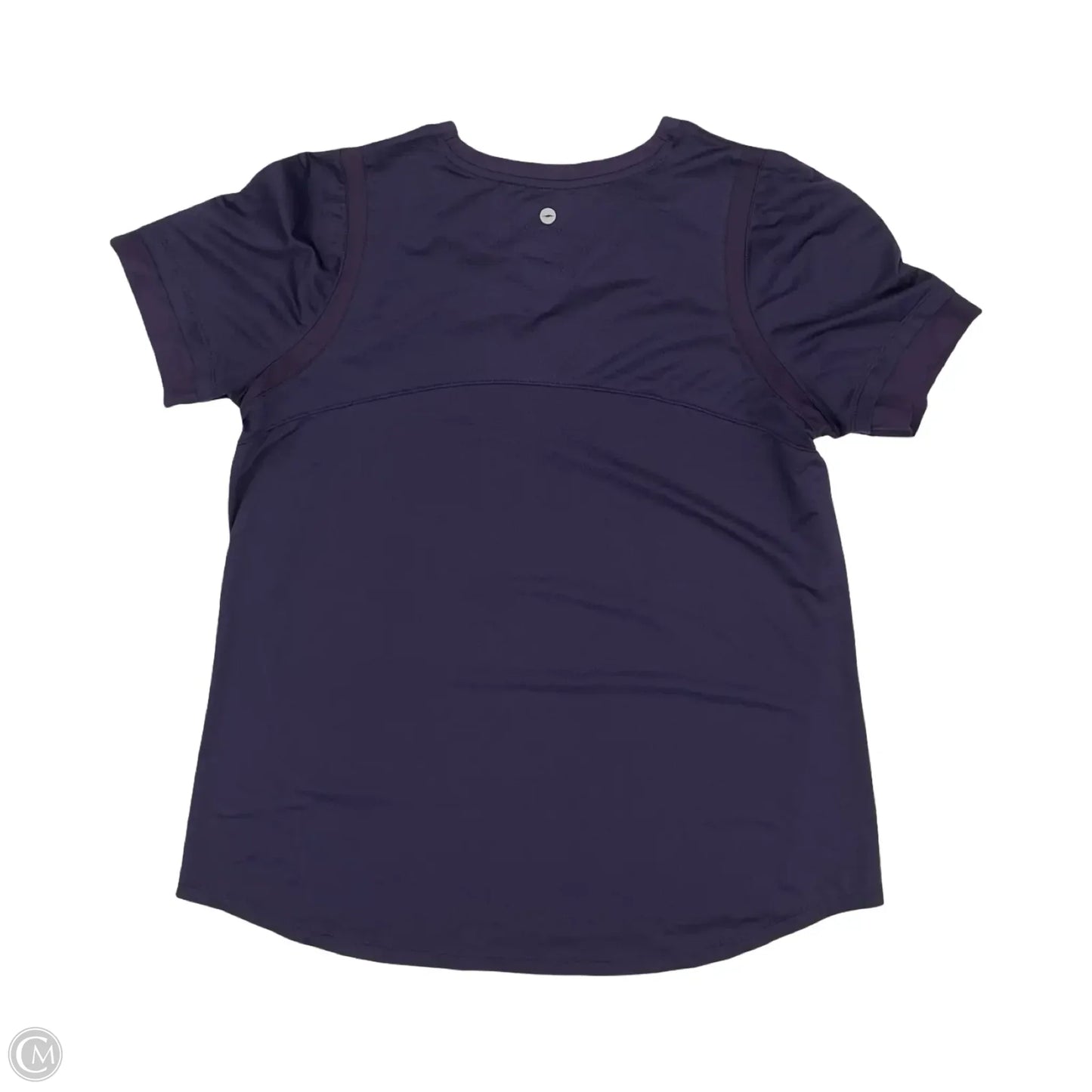 Athletic Top Short Sleeve By Avia In Purple, Size: L